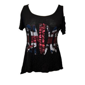 Joyce Leslie Women’s London Cold Shoulder Top